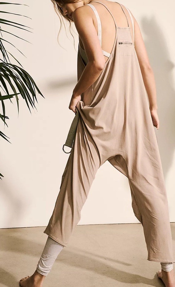 Free People Movement Medium Beige Hot Shot One Piece